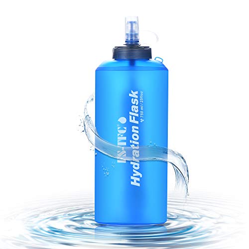 FS-TFC Soft Collapsible Water Filter Bottle for Sportï¼ŒSurvival, Travel, Camping, Hiking, Hunting, and Emergency Preparedness