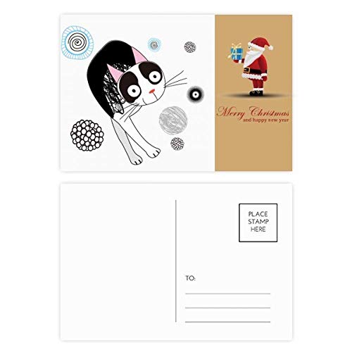 Cartes postales chat mince lot de 20 cartes animaux dessin animé