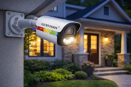 Image of 3MP AHD Bullet CCTV Camera with Built in MIC | Color Night Vision | Full HD Outdoor Security Camera | Support AHD TVI HDCVI CVBS | DVR Compatible CCTV Camera for Home Office Shop | Built-in MIC, Color Night Vision, Full HD Outdoor, Support AHD TVI HDCVI CVBS, DVR Compatible