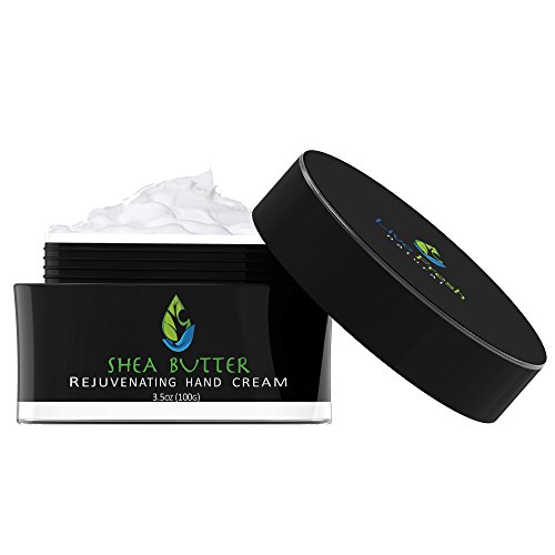 LiveFresh Natural Shea Butter Hand Cream - Large 3.5 oz - Natural Skin Rejuvenating Moisturizer and Body Butter