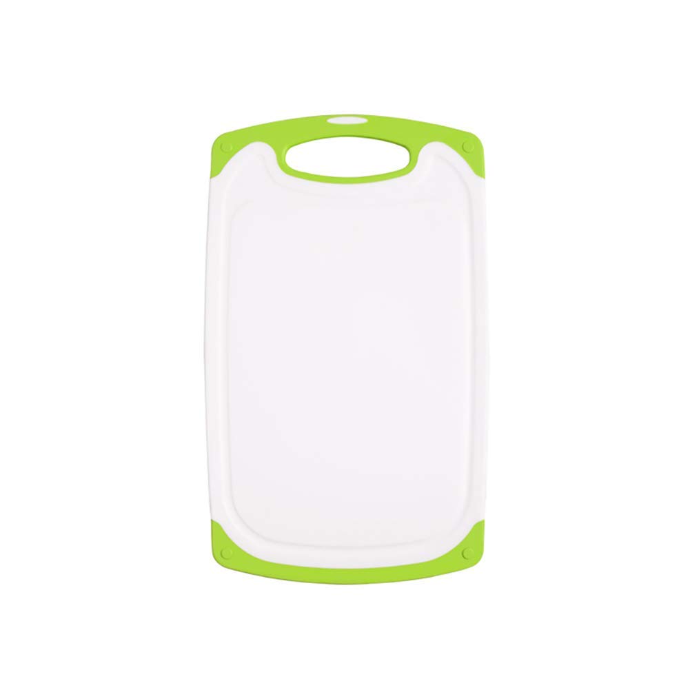 Panneau de découpage de cuisine de cuisine de cuisine avec des rainures de jus de fruits de jus, un coffre-fort de lave-vaisselle en plastique portable, une carte de supplément pour bébé Plaque de cou