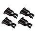 Produktbild Windhager Pflanzstab-Verbinder, Rankhilfenscharnier, Stabhalter für Pflanzstäbe, Stabverbinder Clips, Ø11mm, 4 Stück, schwarz