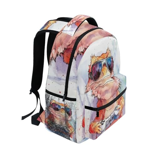 Bearded Dragon Video Game Boys Girls Kids School Backpacks Bookbag, School Bag Travel Backpack Daypack2