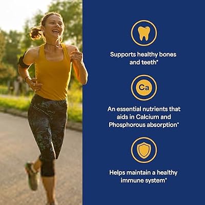 Puritan's Pride Premium SunviteTM Mega-Potency Vitamin D3 5,000 IU, Dietary Supplement for Healthy Bones, Teeth, and Immune System Support, 200 Rapid Release Softgels (Packaging May Vary)