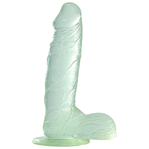 Dildo Jelly Ventouse Transparent 19cm,
