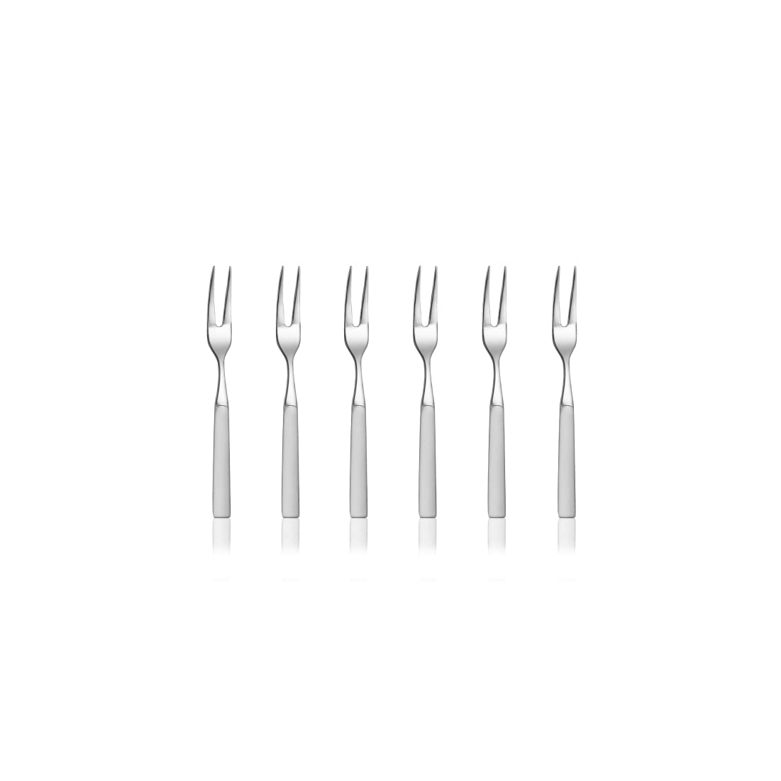 Shri & Sam Stainless Steel Jewel Cutlery Set (6 Pieces Fruit Fork)