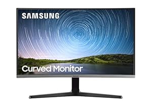 SAMSUNG 27-Inch CR50 Frameless Curved Gaming Monitor (LC27R500FHNXZA) – 60Hz Refresh, Computer Monitor, 1920 x 1080p Resolution, 4ms Response, FreeSync, HDMI,Black