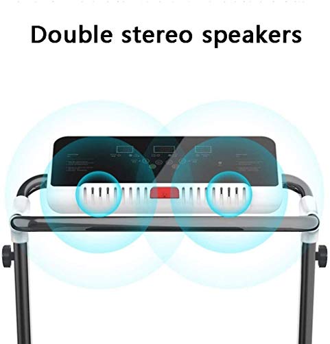 Caminadora eléctrica plegable con pantalla LED táctil grande miniatura 7