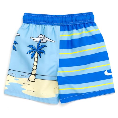 Disney Roupa de banho Mickey Mouse para bebês e crianças grandes, Listrado/surfista, 18 Months