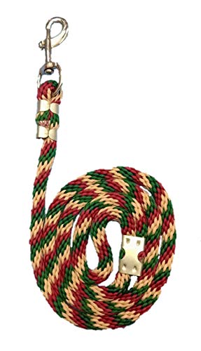 MUNCHOS Soft and Comfortable Nylone Dog Rope Leash (5.5ft X 15mm) (Multicolor)