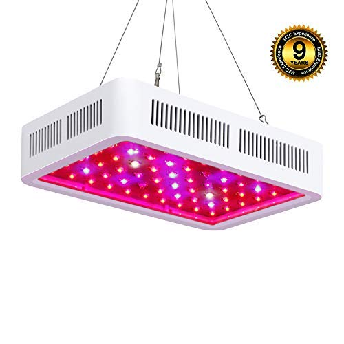 Roleadro Lampe Horticole 300W, LED Horticole Floraison Lampe de Croissance Plante pour Culture Indoor Parfait pour Intérieur Plantes Fleurs et Légumes