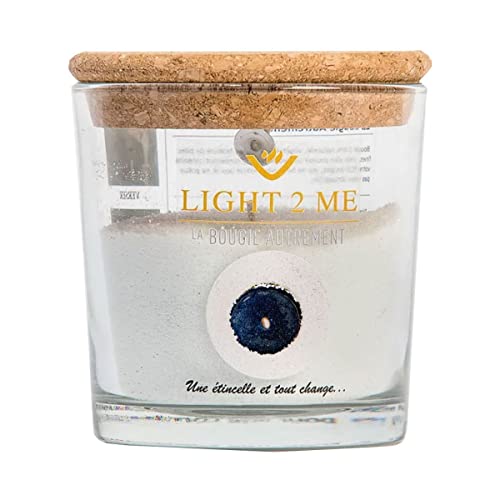 Bougie en poudre bleu pailleté de 250g pour créer vos bougies personnalisées
