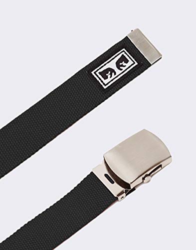 OBEY Men's Big BOY Web Belt, White, ONE Size3