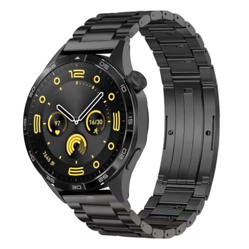 Correa metálica de titanio compatible con Huawei Watch GT 46mm 22mm miniatura 1