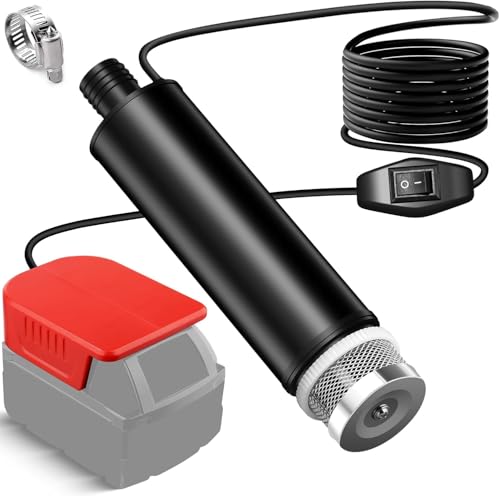 Submersible Water Pump for Milwaukee M18 18V Battery, 635GPH 100W Cordless Battery Powered Water Transfer Pump for Tub Pond Garden Camping Draining(Bare Tool)