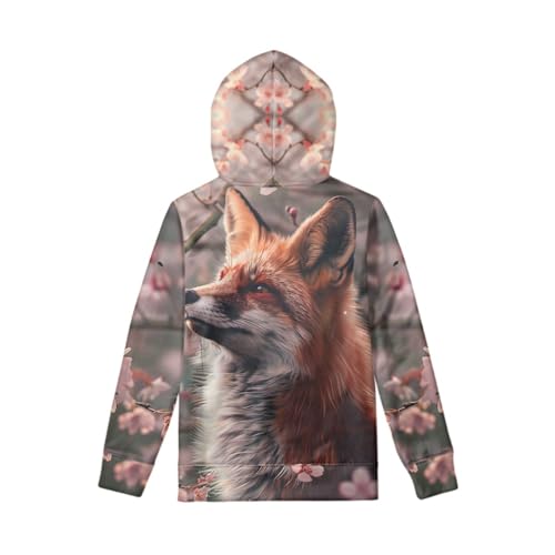 Boys Girls 3D Wolf Print Casual Pullover Hoodies Hooded Sweatshirts Tops Blouse with Pocket 5