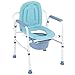 Zoternen Silla de Habitación con Inodoro Plegable Carga 290KG Antideslizante Silla de...