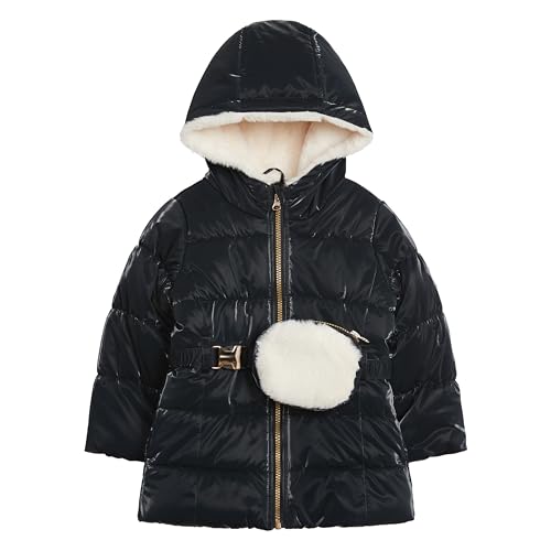 Jessica Simpson Girls' Hooded Winter Parka Heavyweight Coat