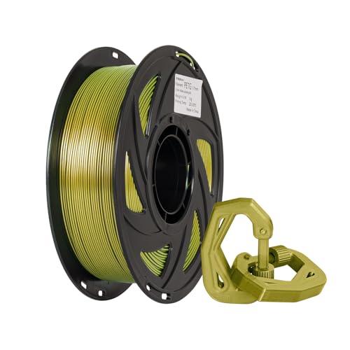 TRONXY High Speed PETG Filament 1.75mm±0.03,Metal Glossy Rapid 3D Printer Filament, Up to 600mm/s Printing Speed for 3D Printers,1kg Spool (2.2 lbs) Bronze