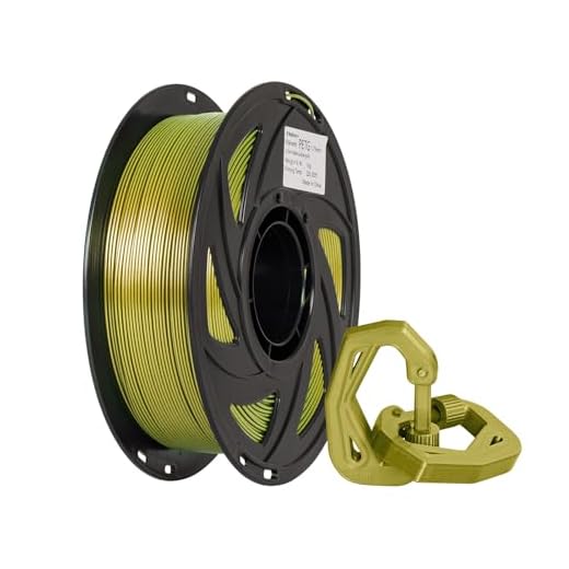 TRONXY High Speed PETG Filament 1.75mm±0.03,Metal Glossy Rapid 3D Printer Filament, Up to 600mm/s Printing Speed for 3D Printers,1kg Spool (2.2 lbs) Bronze
