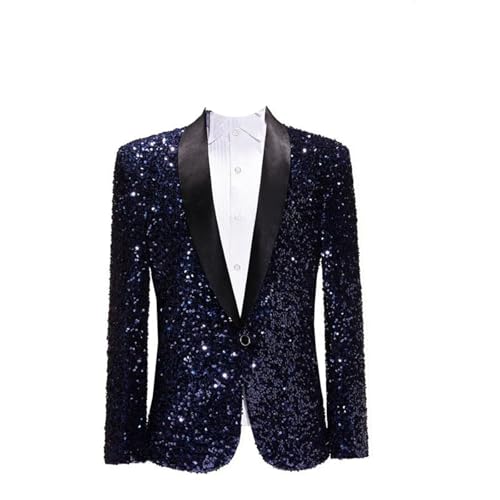 Veste à paillettes vertes homme blazer habillé aux finitions premium
