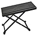 Gyubay Gitarrenfußhocker Special Pedal for Gitarre Fußraste tragbare Falten Stativ Musikinstrument Ausgezeichnete Stabilität (Farbe : Metal, Size : 30.7x13.8x2.3cm)