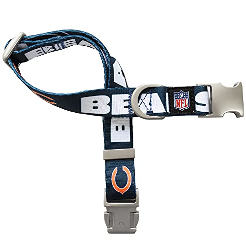 Littlearth NFL Chicago Bears Pet Premium Collar Team Color Medium