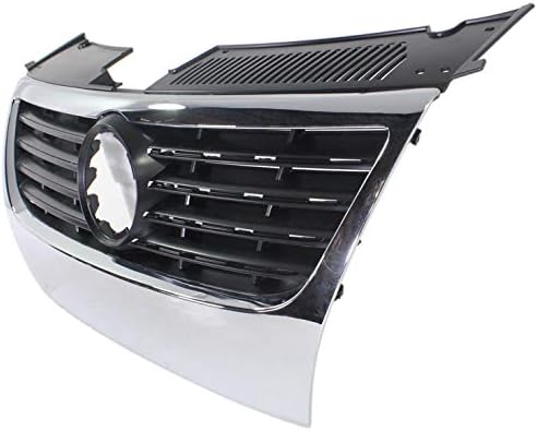 Garage-Pro Grille Assembly for VOLKSWAGEN PASSAT 06-10 Chrome Shell/Black Insert