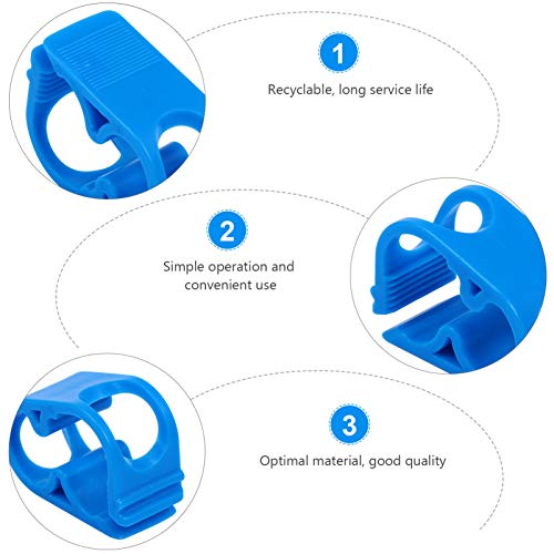 ULTECHNOVO Braçadeiras de Tubo de Plástico 24Pcs Braçadeira de Tubo Ajustável Braçadeira de Mangueir