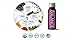 Ginger Turmeric Shot, Organic Cherry Ginger Shot w/Black Pepper, Curcumin, and 1/2 Day of Fruits & Veggies, 2oz Daily Superfood Post Workout Recovery Drink, Vegan & Gluten-Free (2 Pack)