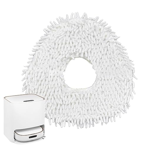 Decorhome Recambio de fregona para aspiradora, repuesto de paño de fregona | Almohadillas de microfibra lavables | Accesorios para robot aspirador, piezas de robot barredor para suciedad, polvo y