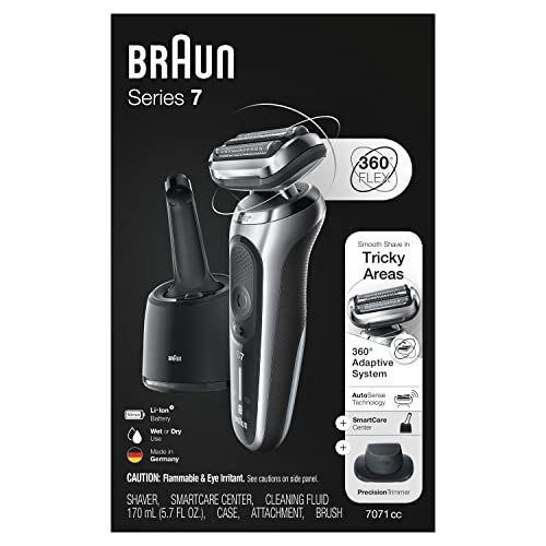 Braun 00069055885727 Series 7 7071Cc Flex Electric Razor For Men With Smartcare Center, Precision Trimmer, Wet & Dry, Rechargeable, Cordless Foil Shaver thumb #10