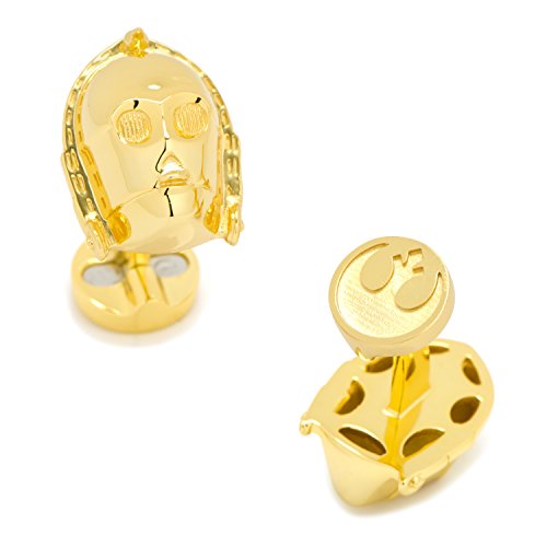 Star Wars 3D C3PO Cufflinks, Officially Licensed
