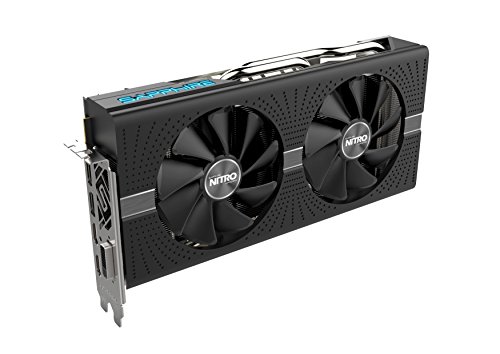 Image of Sapphire 11265-01-20G Radeon Nitro+ Rx 580 8GB GDDR5 Dual HDMI /DVI-D /Dual DP with Backplate (UEFI) PCI-E Graphics Card