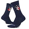 DEFEET | Woolie Boolie 6" - Lambert in Santa Outfit Crew Cycling Socks | For Biking, Running, & Everyday Adventures | X-Large #1