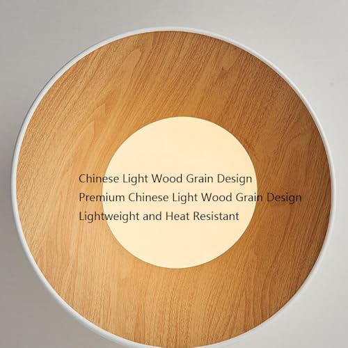 Lampe de plafond créative en bois nordique pour salon et couloir