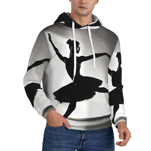 Pull polyester homme imprimé ballerine pour un confort décontracté