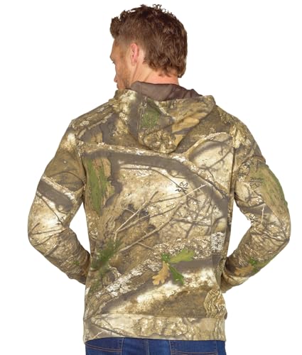 COLOSSEUM Realtree Men's Essential Camo Lightweight Performance Pullover Hoodie2