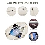 LOVEVOOK Travel Duffle Bag for Women, Weekender Overnight Bag with Shoe Compartment, Carry on Bag with Toiletry Bag, Gym Duffel Bag with Wet Pocket, Hospital Bags for Labor and Delivery 3 Pcs Set - Image 3