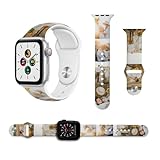 Custom Bands for Apple Watchs - Personalized Watch Bands with Picture | Soft Silicone Buckle Watch Band Replacement for Series 9 Ultra 8 7 6 5 4 3 2 1 SE