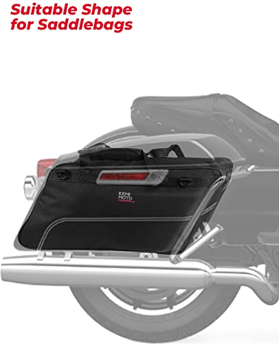 Kemimoto Street Glide Saddlebag Liners, 1 Pair Of Motorcycle Hard Saddle Bag Inserts For Electra Glide Road King 1700 Royal Star #TOP3