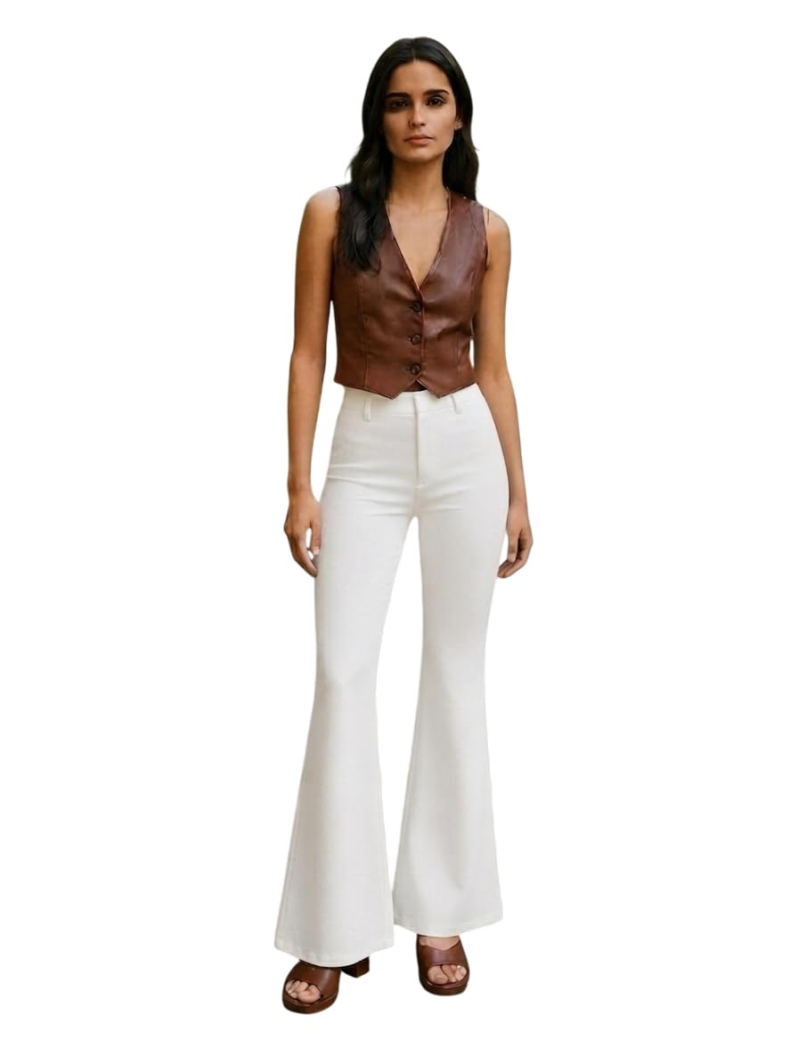 kotty Women's Classic Comfort-Waist Straight-Leg Workwear Tailored Dress Pants-picture-45