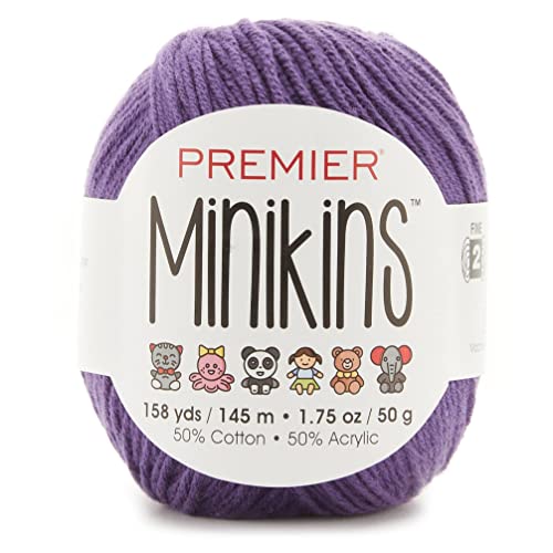 Premier Minikins Yarn-Grape Hilo de Tejer Ropa Infantil y Accesorios 2