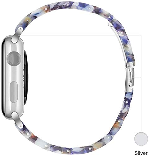 Image of Light House Apple Watch Bands-Fashion Lightweight Resin iWatch Bands for Women Men 38mm /40mm /41mm /42mm(Series 11 10), 49mm /46mm /45mm /44mm /42mm(S 3 2 1), Compatible with Apple Watch Series 11 SE 10 9 8 7 6 5 4 3 Ultra