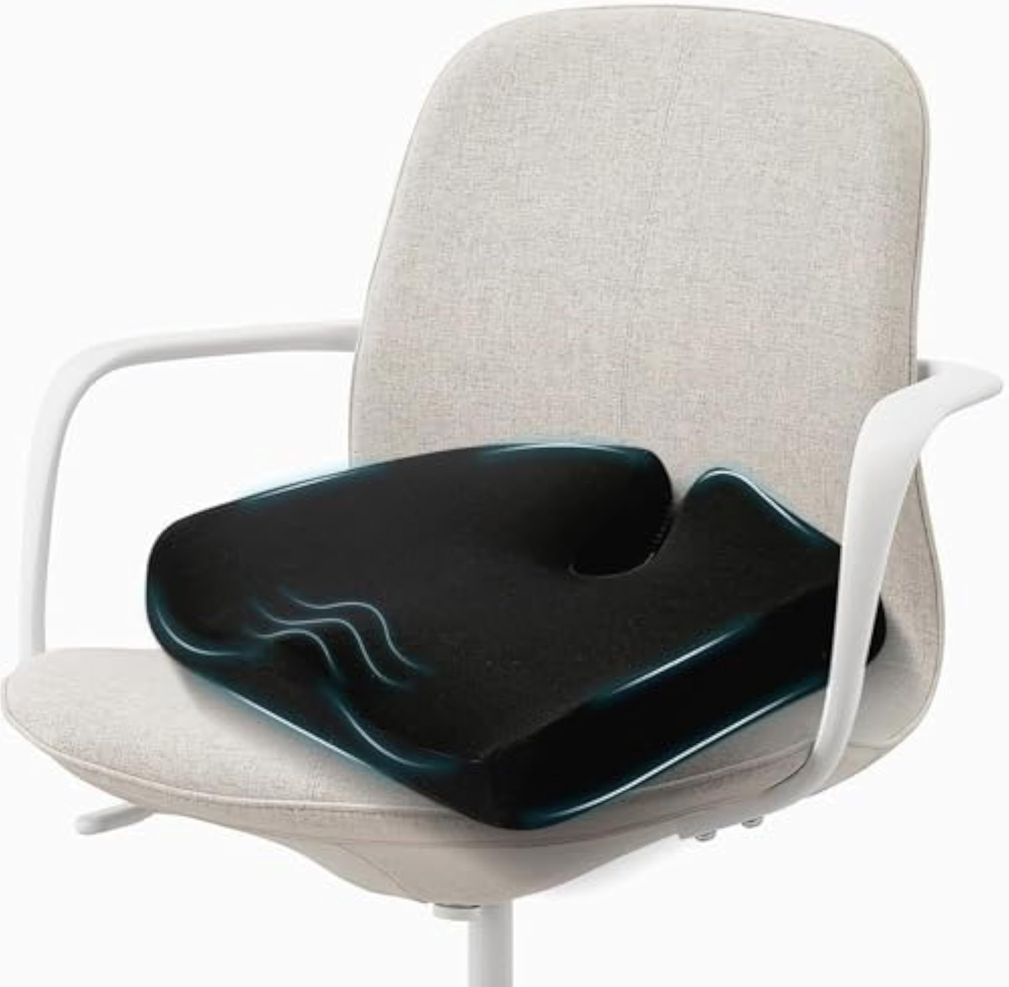 Extra Large Orthopedic Memory Foam Coccyx Seat Cushion