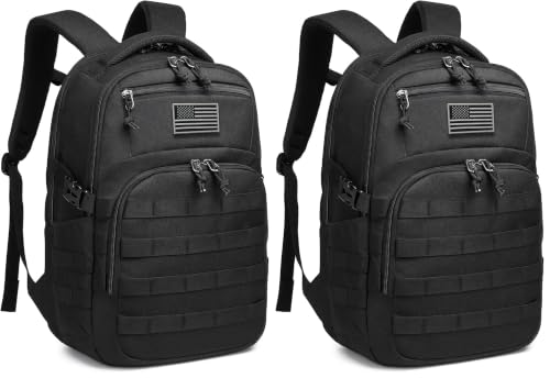 Image of Wotony Military tactical backpack, backpack for men black small tactical assault bag