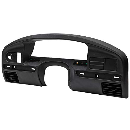 G-PLUS Instrument Cluster Dashboard Panel Bezel (Gas Engine Only) Compatible With Ford 1994-1997 F150 F250 F350 Super Duty Black