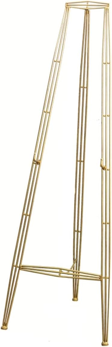 QUSYZD Durable Adjustable Artist Easel Stand - Portable Tripod for Adults, 130Cm Height, Perfect for Outdoor Painting & Sketching, Lightweight Gold Design,Gold-155cm