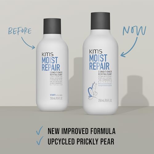 KMS MoistRepair Conditioner, For Dry & Damaged Hair, Detangles & Repairs, Vegan & PETA Approved, 250ml, White, 250 ml (Pack of 1) - Image 4