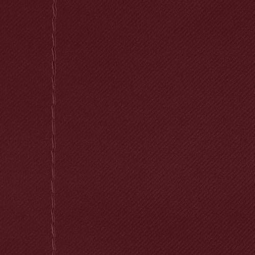 Image of HUTI Home 100% Blackout Door Curtain for Home | Heavy Solid Polyester Eyelet Curtain for Complete Light Blocking | Maroon | 7 Feet (120 x 213 cm) | Set of 2